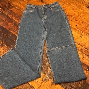 Derek Lam 10 Crosby Jeans Devi Mid-Rise Wide Leg Medium Denim size 25 long